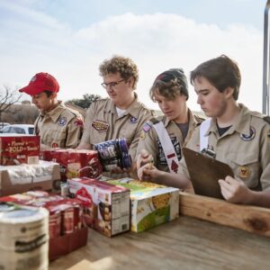 Scouting for food - sorting cans